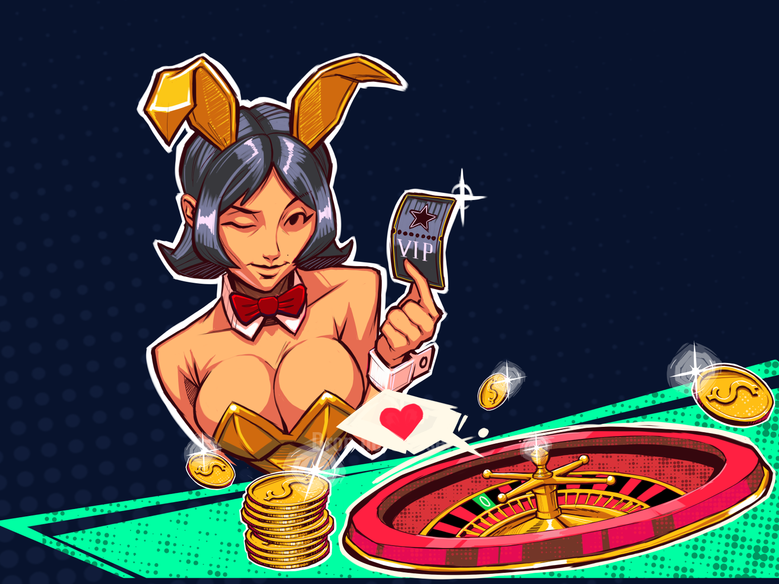 Casino Character — Illustration