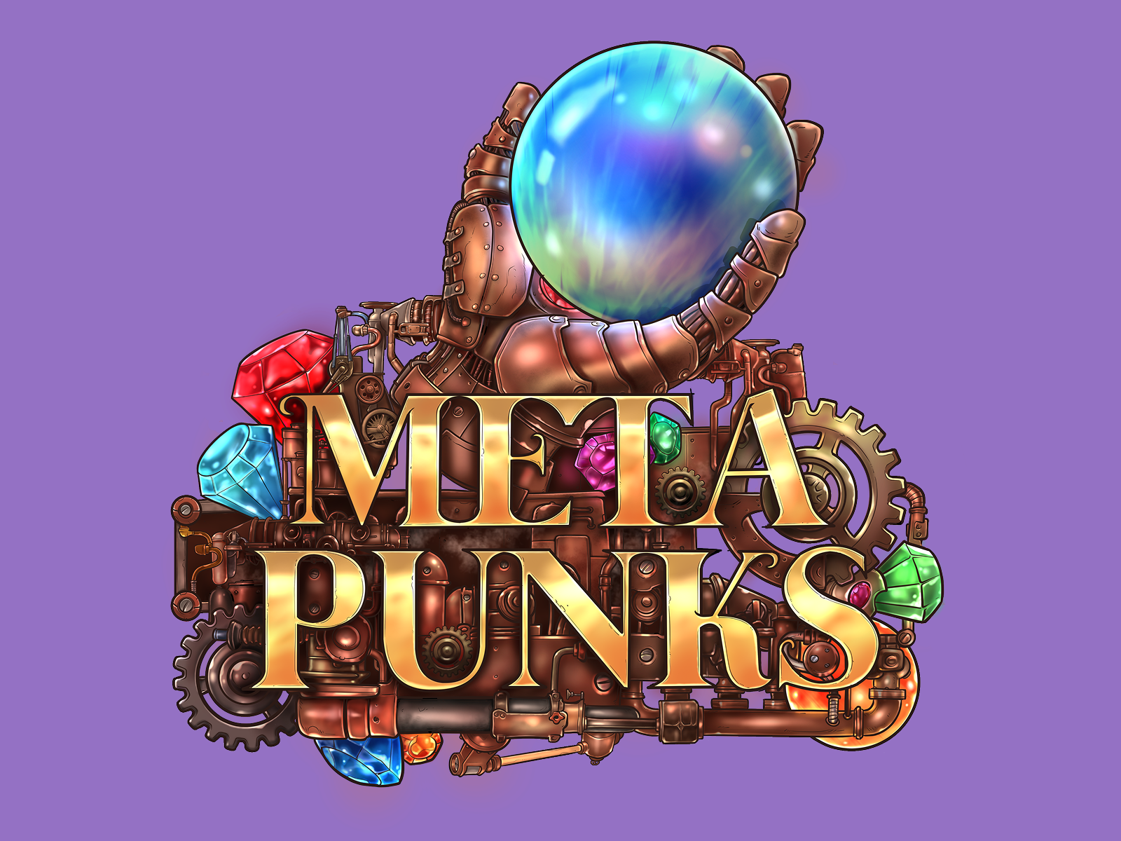 MetaPunks — 3D Logo