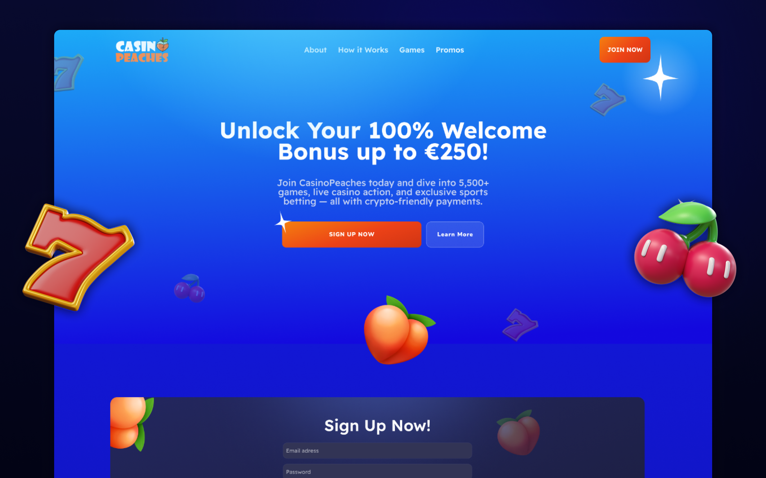 Casino Peaches — hero image